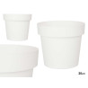 VASO PLASTICA BIANCO 25CM DIAM