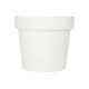 VASO PLASTICO BRANCO 25 CM DIAM