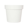 MACETA PLASTICO BLANCA 25CM DIAM