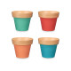 MACETA 20CM SURT 4 BICOLOR