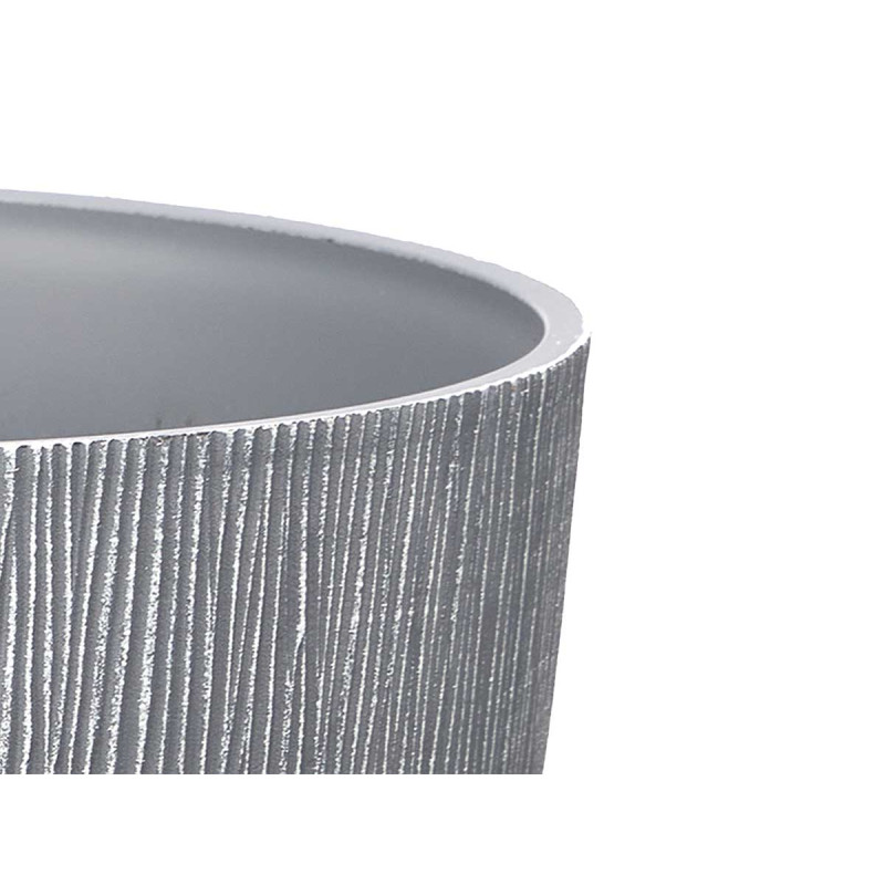 MACETA CONICA 33CM SURT 3 COL RELIEVE