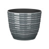 VASO RISCAS 25CM SORT 3 COR