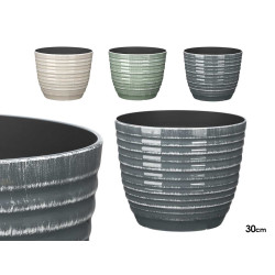 VASO RIGHE 30CM ASS 3 COL