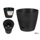 POT NOIR DE 30,5 CM DE DIAMÈTRE