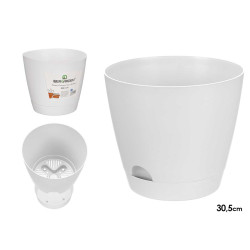 30,5CM DIAM WHITE POT