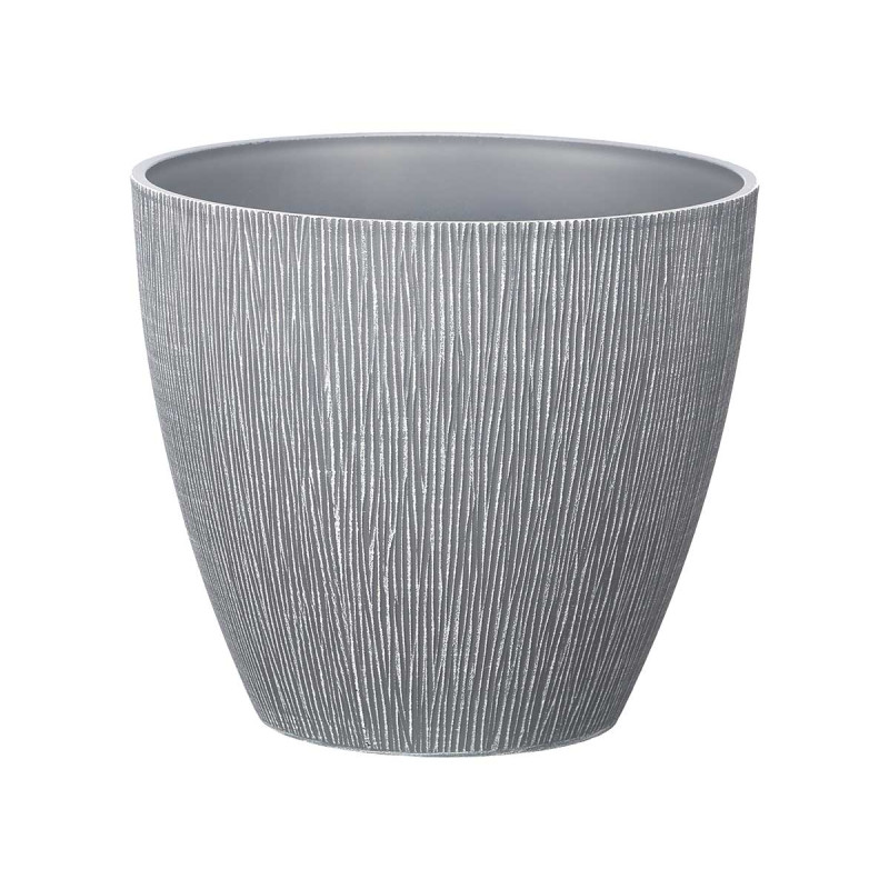 VASO CONICO 23CM SORT 3 COR RELEVO