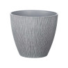 23CM CONICAL PLANTER EMBOSSED DESIGN ASSORTED 3 CO