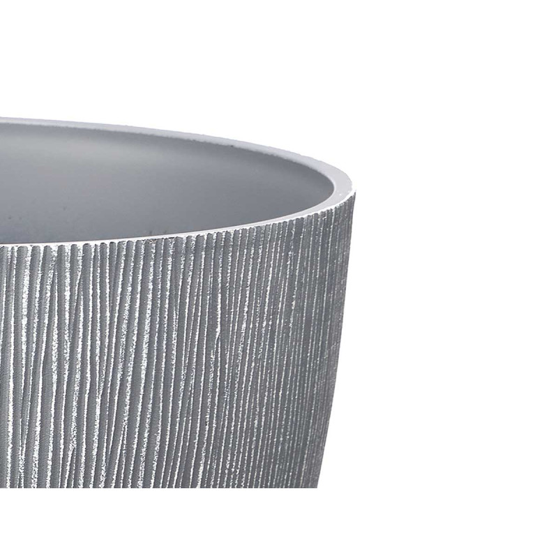 MACETA CONICA 23CM SURT 3 COL RELIEVE