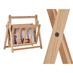 NATURAL MAGAZINE RACK 