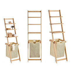 SHELF WITH NATURAL STORAGE BOX 
