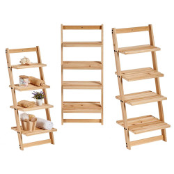 SHELF WITH 4 RACK SHELF NATURAL 