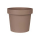 MACETA PLASTICO MARRON 25CM DIAM