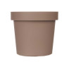 VASO PLASTICO CASTANHO 25 CM DIAM