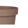 POT EN PLASTIQUE BRUN 25CM DIAM