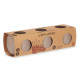 SET 3 MACETAS RESERVA AGUA 9,5 CM TAUPE