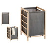 GREY WARDROBE BASKET 