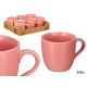 MILK COFFEE CUP PINK 210 ML