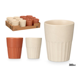 VERRE À CAFÉ AU LAIT ASSORT 2 BRUN BEIGE 1500ML