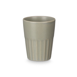 BICCHIERE CAFE CON LATTE ASS 2 GRIGIO NERO 300 ML