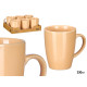 CARAFE MUG BEIGE 330ML