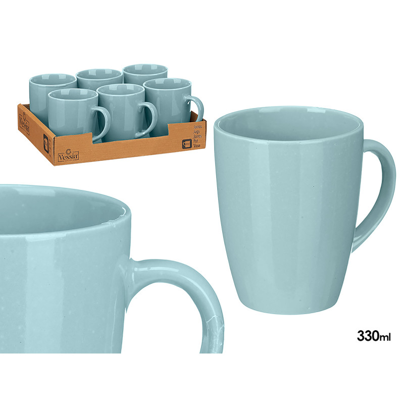 JARRA MUG AZUL CLARO 330ML