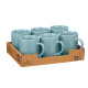 CARAFE MUG BLEU CLAIR 330ML