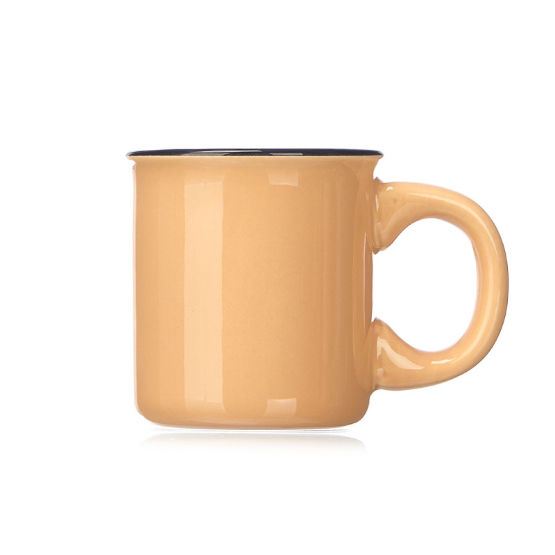 CONJ 6 CHAVENAS CAFÉ BEGES COM SUPORTE 100ML