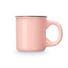 SET 6 COFFEE CUPS PINK WITH STAND 100ML