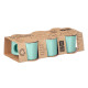 SET 6 TAZAS CAFE MENTA 100ML