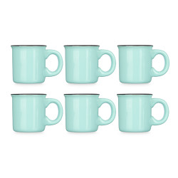 CONJ 6 CHAVENAS CAFÉ VERDE MENTA 100ML