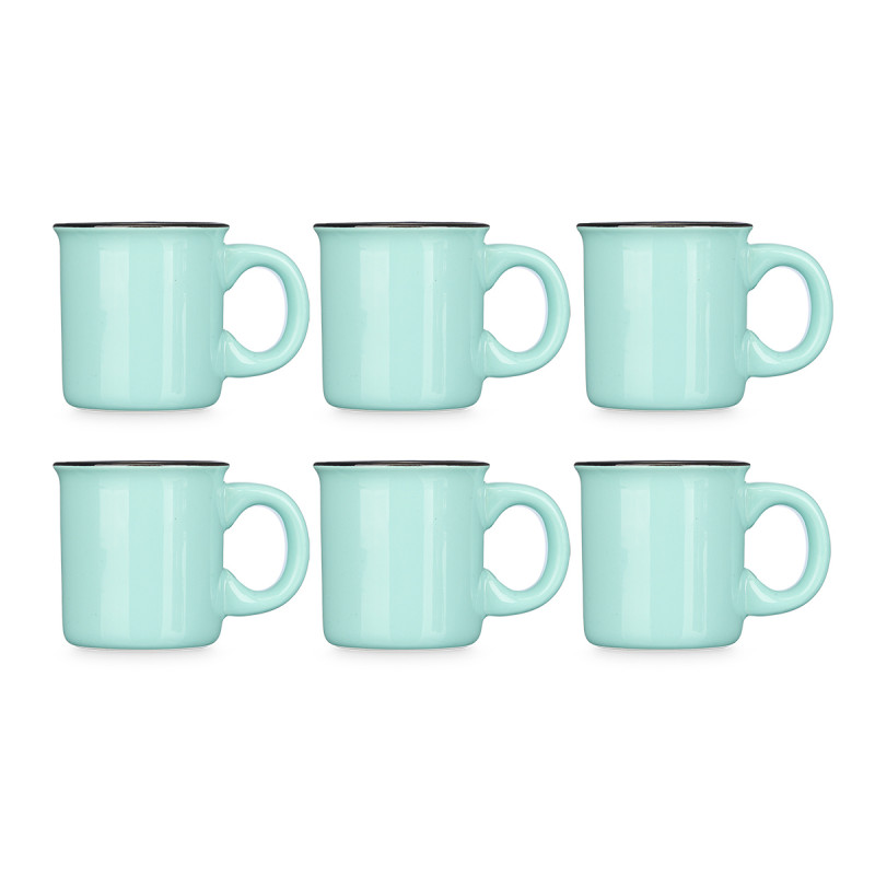 CONJ 6 CHAVENAS CAFÉ VERDE MENTA 100ML