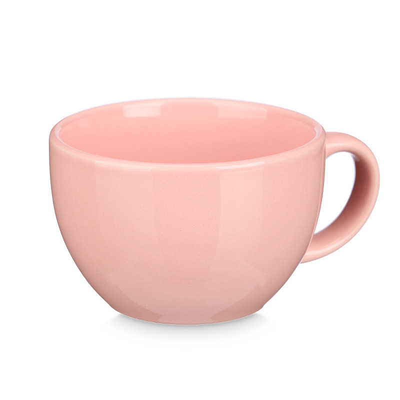 CONJ 4 CANECAS COR DE ROSA 480ML