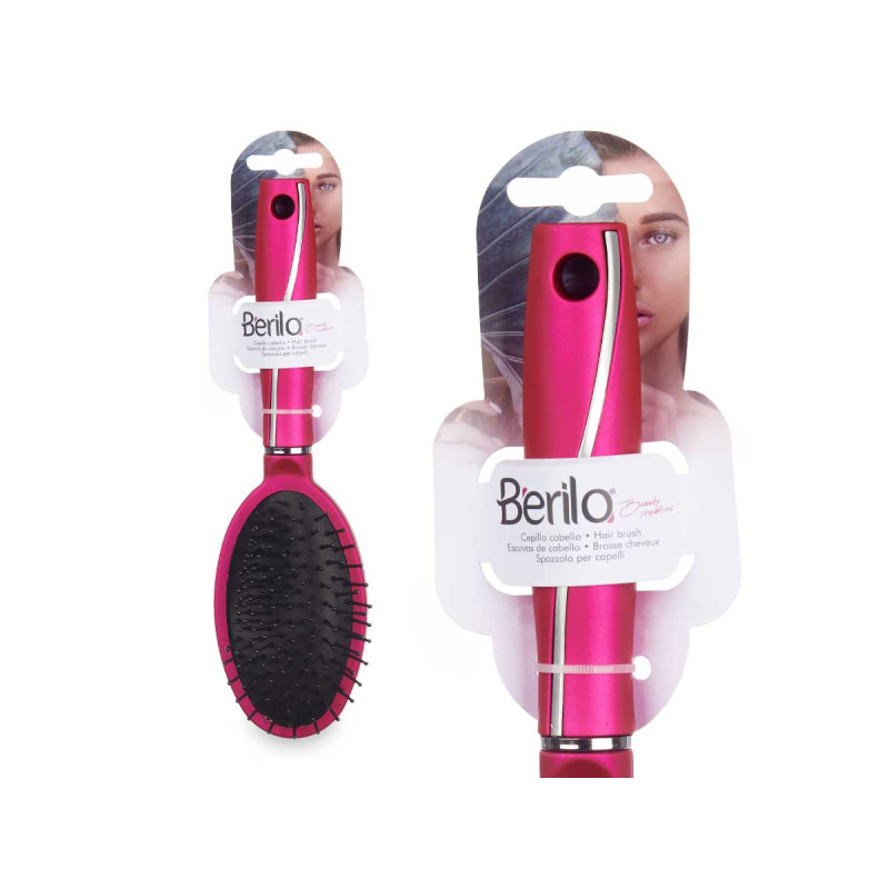 BROSSE À CHEVEUX FUCHSIA SILICONÉE
