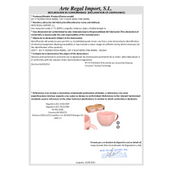 SET 4 TAZONES ROSA 480ML