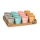 ASSORTED 4 COLOURS COFFEE CUPS 90ML