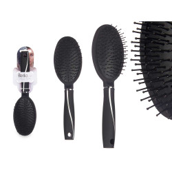 BROSSE À CHEVEUX NOIR SILICONÉE
