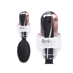 BROSSE À CHEVEUX NOIR SILICONÉE