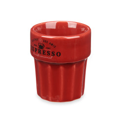 VERRE À ESPRESSO 80ML ASSORT 4 COULEURS NEUTRES
