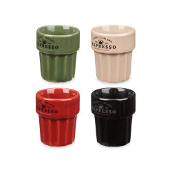 ESPRESSO CUP 80ML ASSORT 4 NEUTRAL COLORS