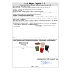 VERRE À ESPRESSO 80ML ASSORT 4 COULEURS NEUTRES