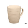 TAZA 300 ML 8,6 X 10,6 CM ESPIRAL GRIS