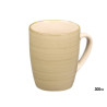 MUG 300 ML 8,6 X 10,6 CM OLIVE GREEN SPIRAL