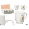 PORCELAIN MUG NATURAL COFFE ASSORTED 2 350ML
