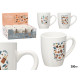 TASSE PORCELAINE BREAKFAST ASSORT 2 350ML