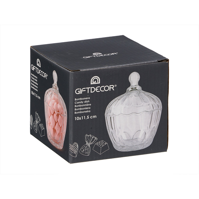 TAÇA DE VIDRO PARA DOCES 10X11,5CM