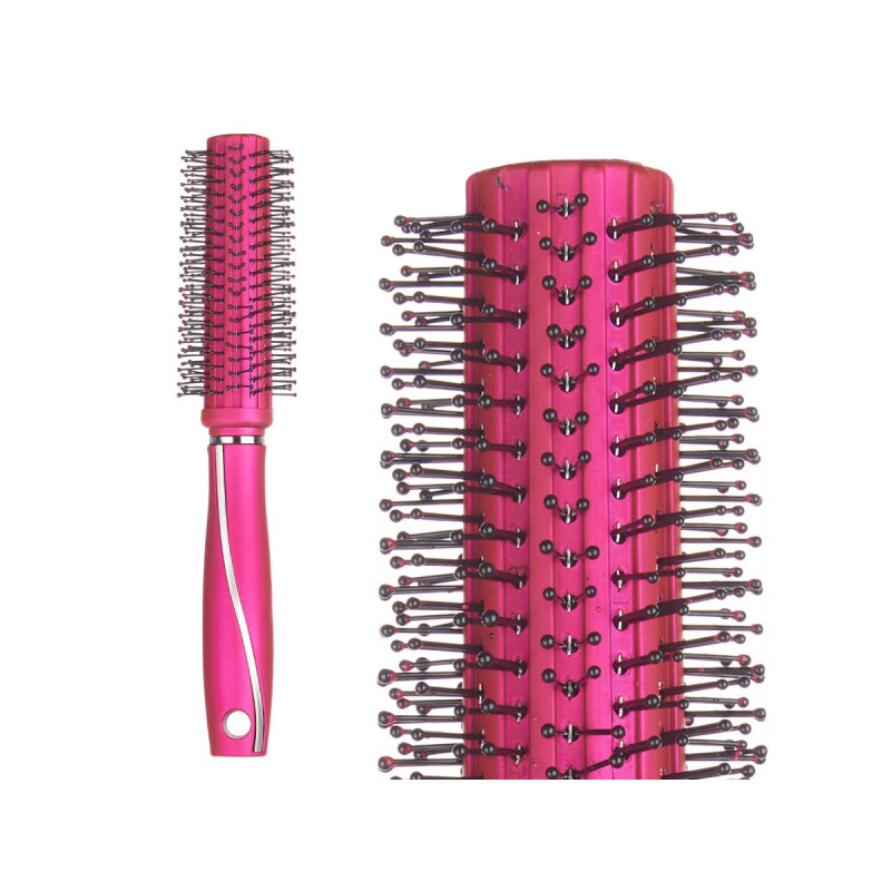 CEPILLO CABELLO RIZO FUCSIA SILICONADO