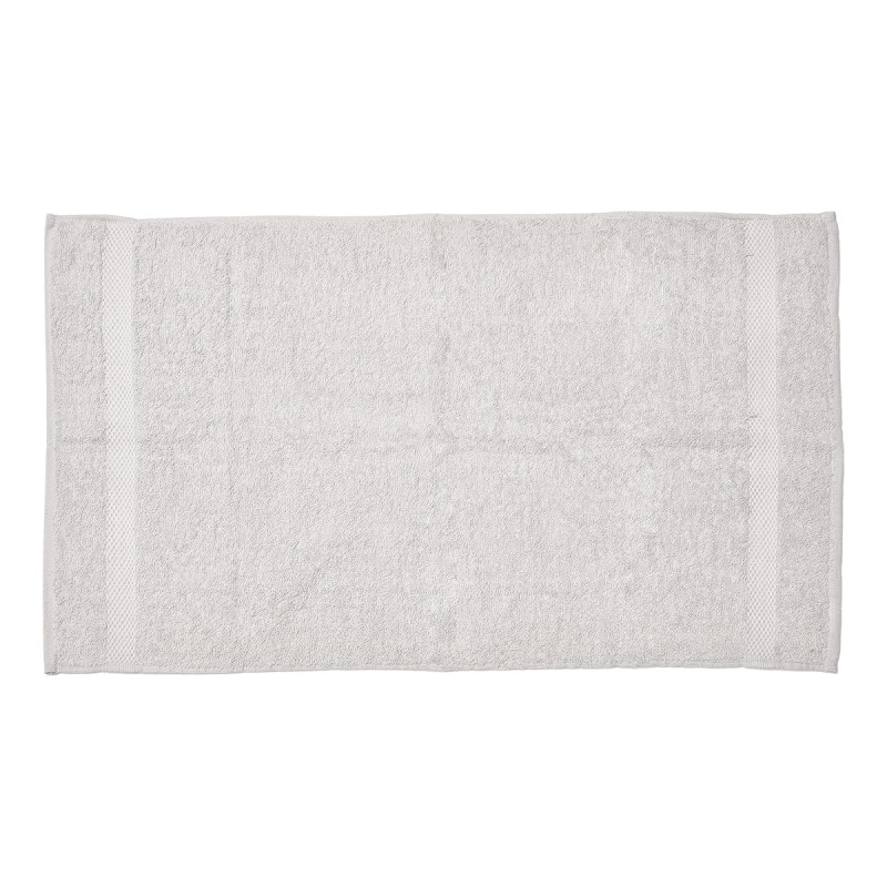 SERVIETTE UNIE 50X90 GRIS CLAIR