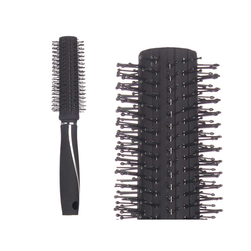 BROSSE À CHEVEUX BOUCLÉS NOIR SILICONÉE
