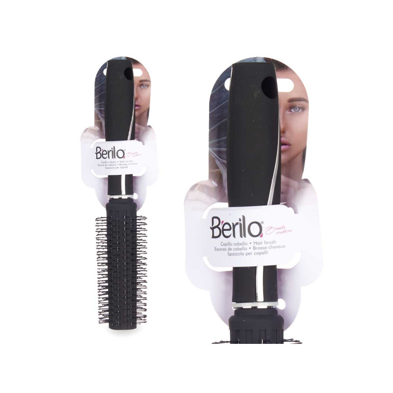 BROSSE À CHEVEUX BOUCLÉS NOIR SILICONÉE