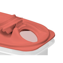 PORTA GAZPACHO PLASTICO TRASPARENTE COPERCHIO ROSS